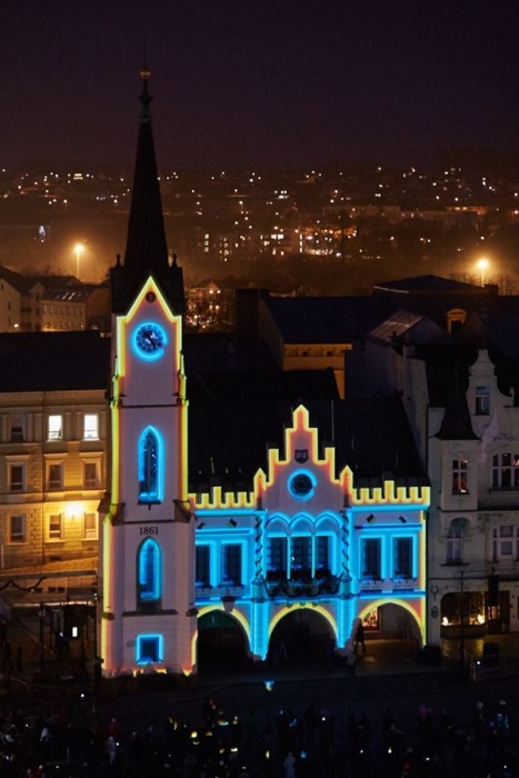 Vánoční Videomapping – Trutnov