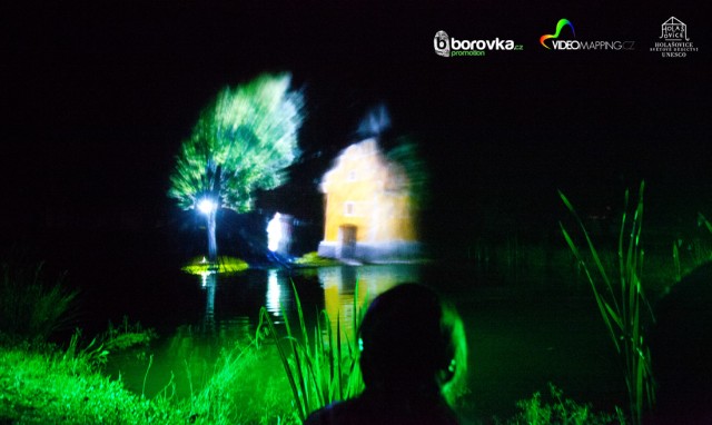 Water Screen Projection – 16. Selské slavnosti Holašovice
